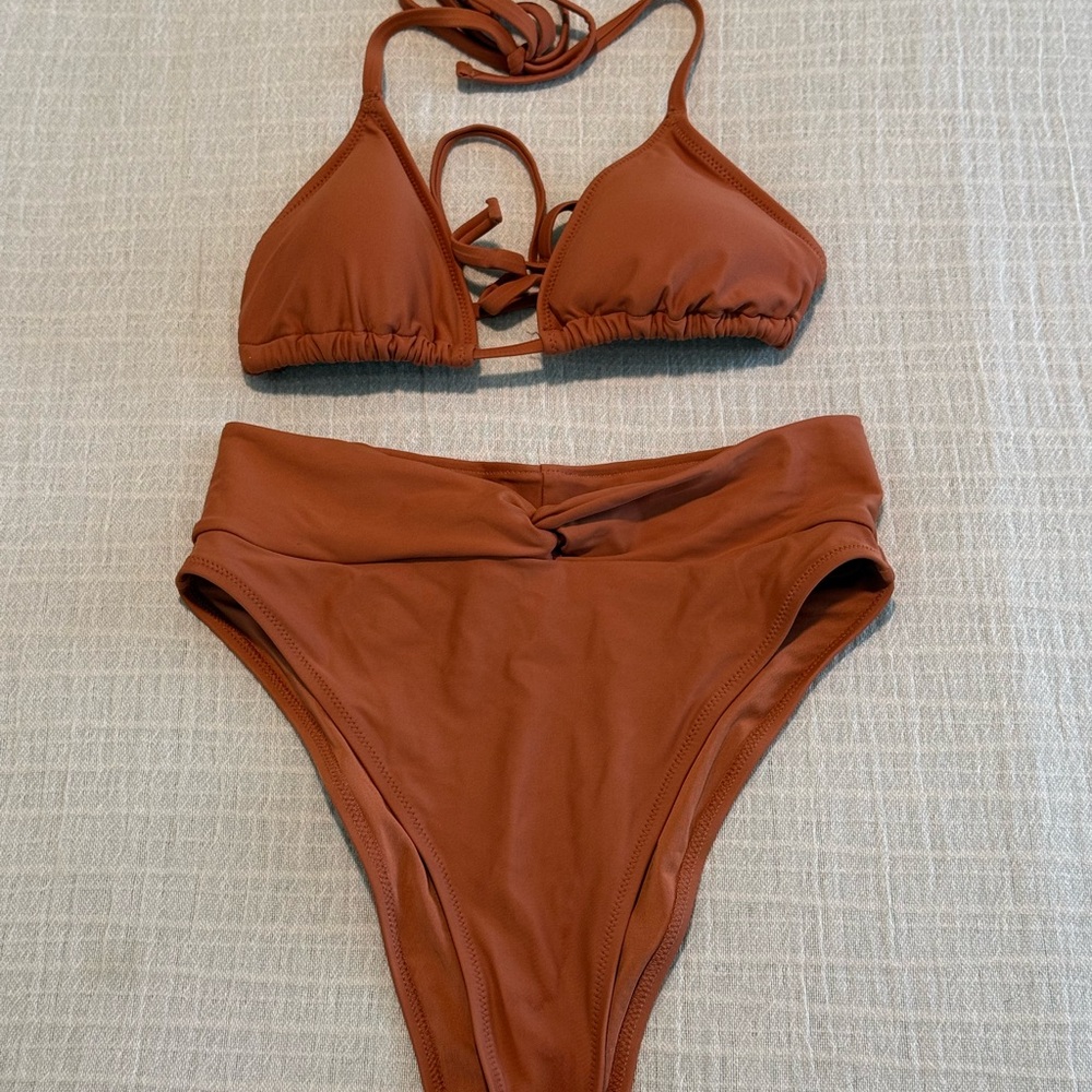 Aerie Rust Bikini Set